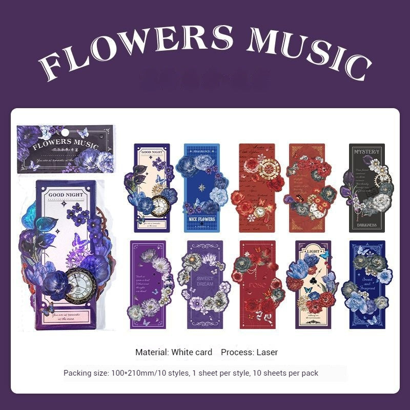 Journal paper packs (Laser Flowers）