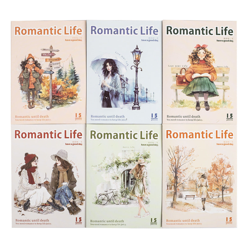 Journal sticker packs (Romantic Life）