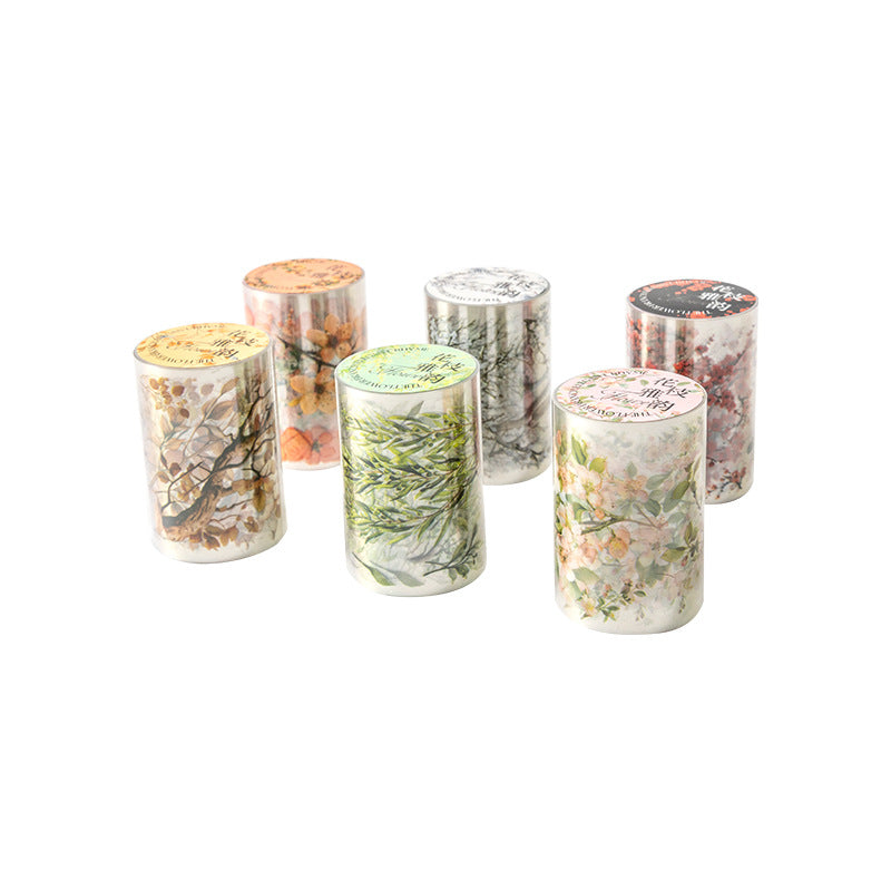 Journal PET tape (Flower branches) 2m/roll