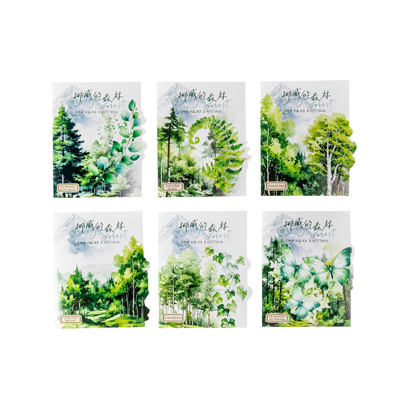 Journal sticker packs (forest)