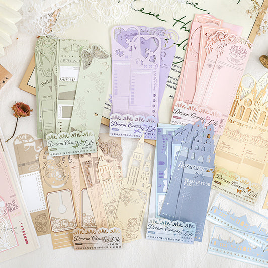 Journal paper packs (Silhouette Bookmarks)