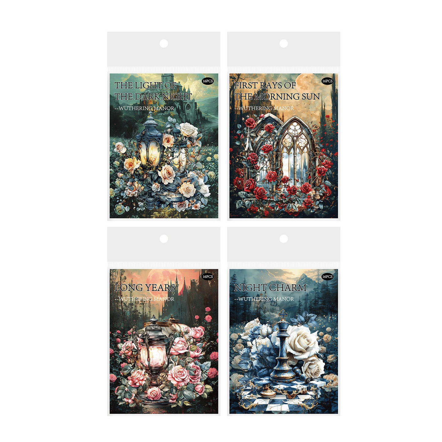 Journal sticker packs (Dark Series）