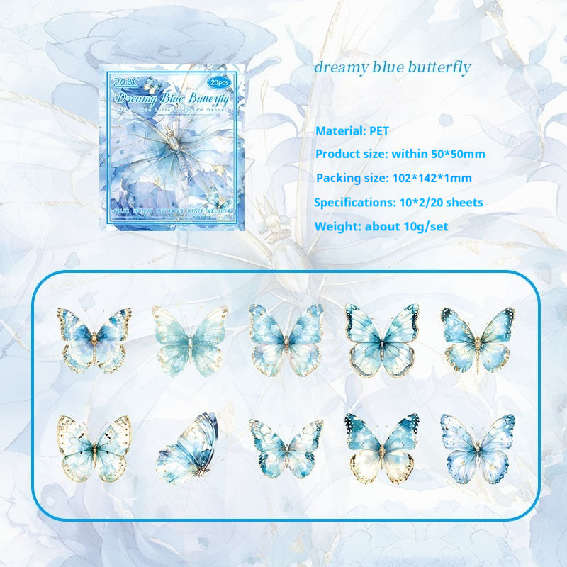 Journal sticker packs (butterfly)