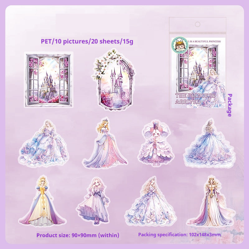 Journal sticker packs (Fairytale Princess)