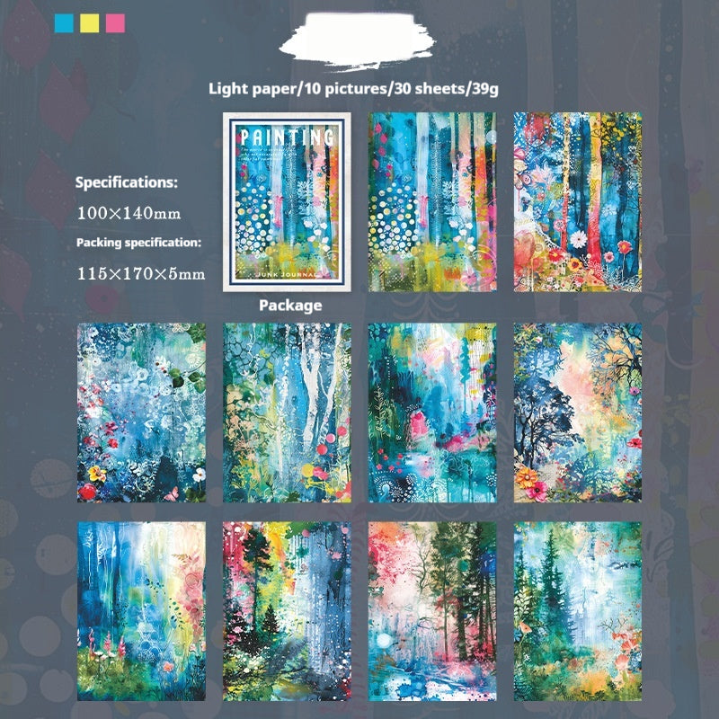 Journal paper packs (Painting series)