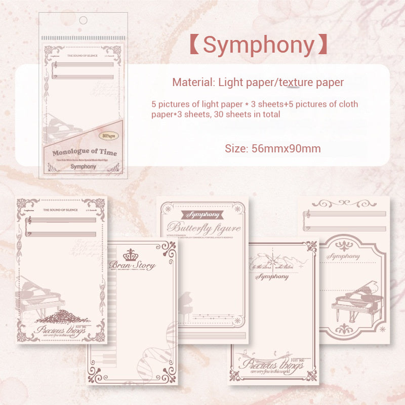 Journal paper packs (Retro Note Paper）