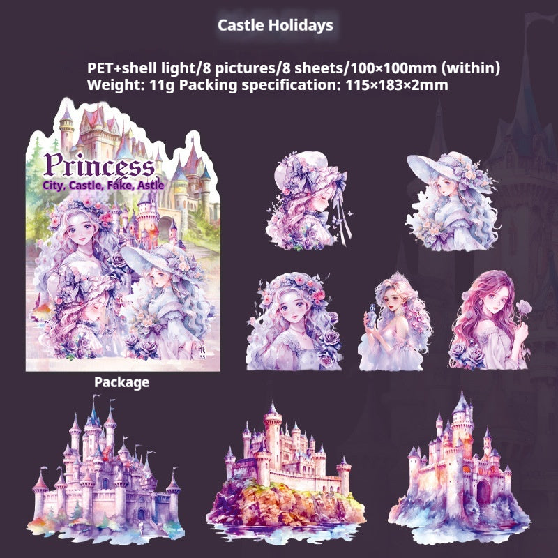 Journal sticker packs (Princess Castle)