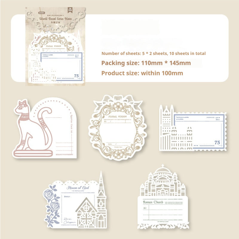 Journal paper packs （Hollow note card）