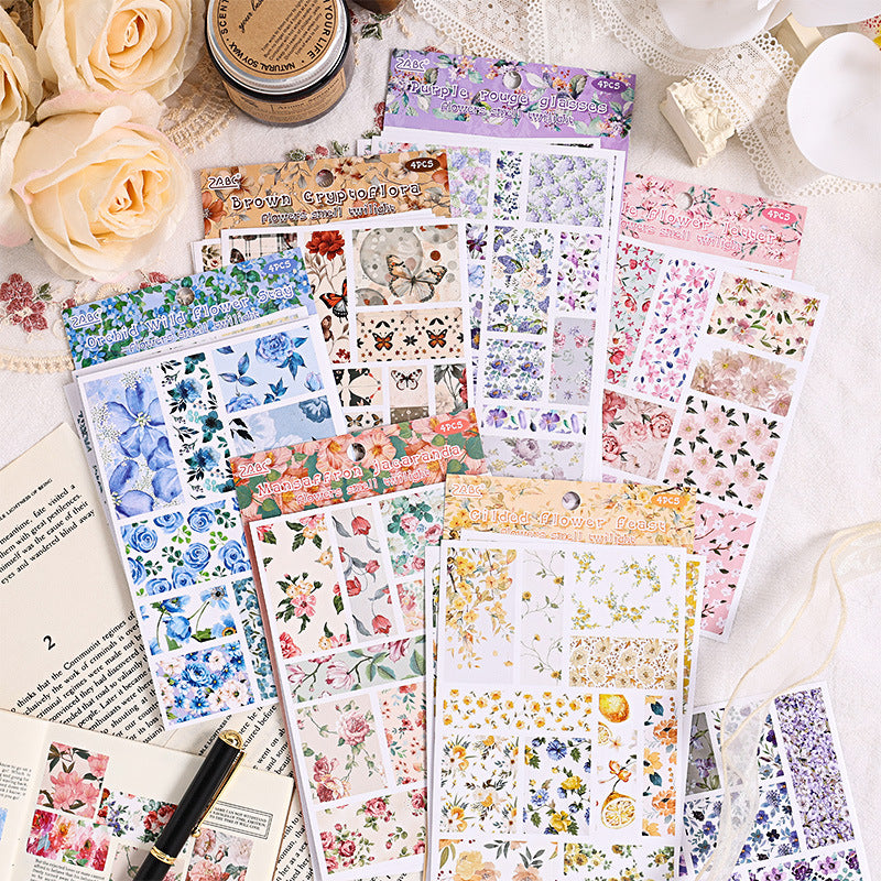 Journal Sticker Pack (Morning Blossoms and Evening Plucks Series）