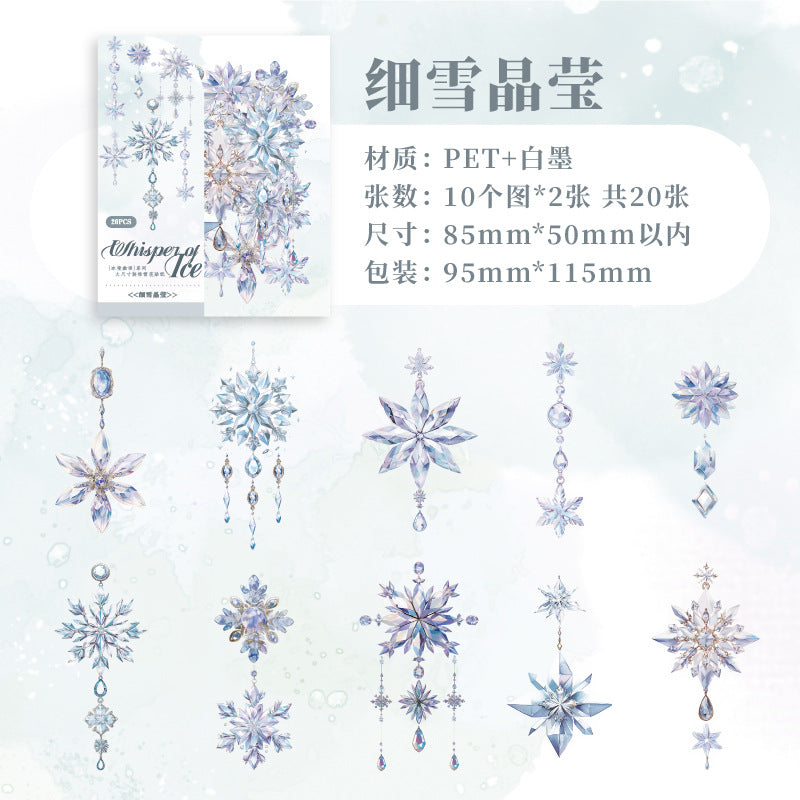 Journal sticker packs (snowflake)