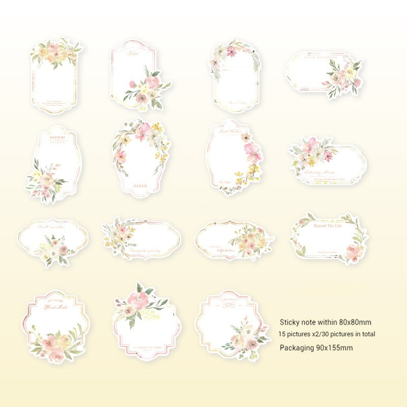 Journal paper packs (flower)