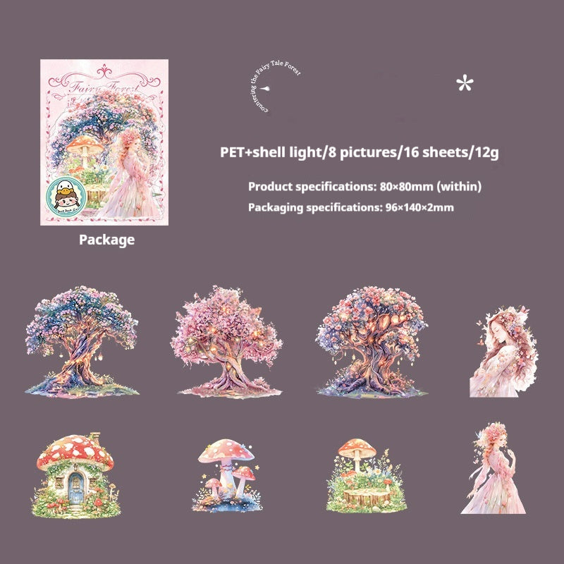 Journal sticker packs (Forest Fairy Tale)