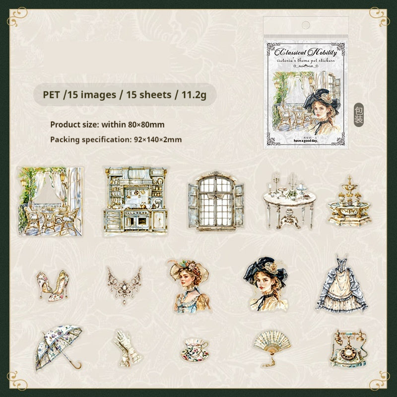 Journal sticker packs (Victorian style)