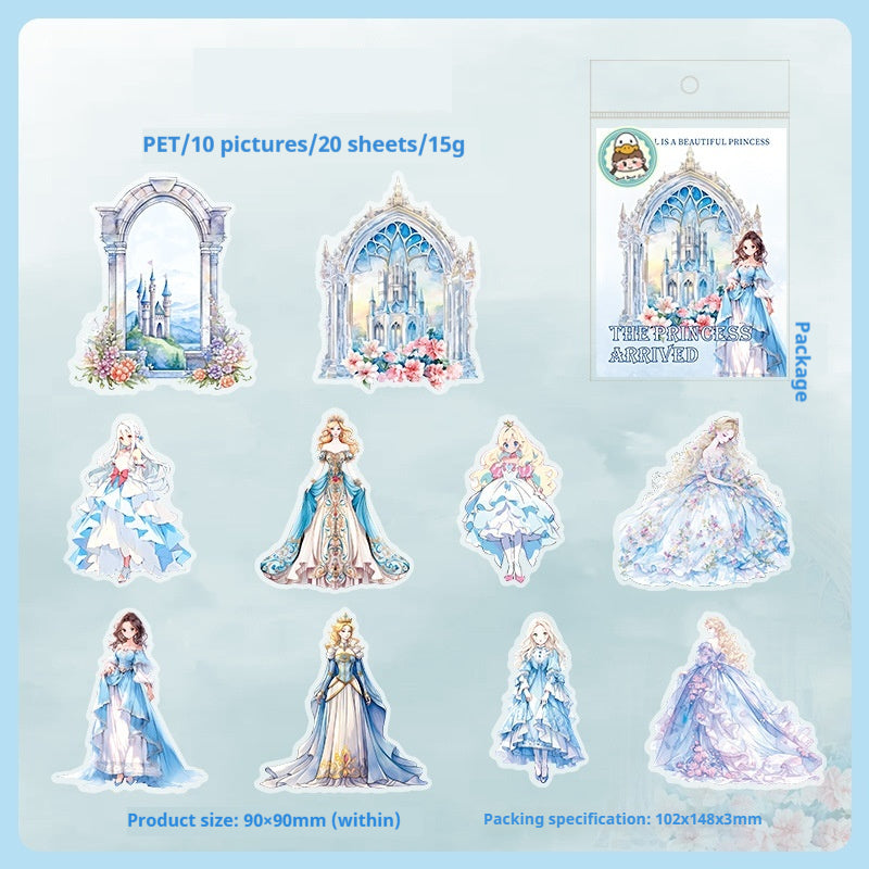 Journal sticker packs (Fairytale Princess)