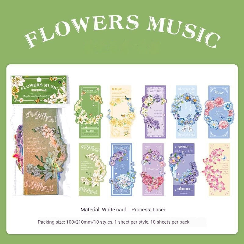 Journal paper packs (Laser Flowers）