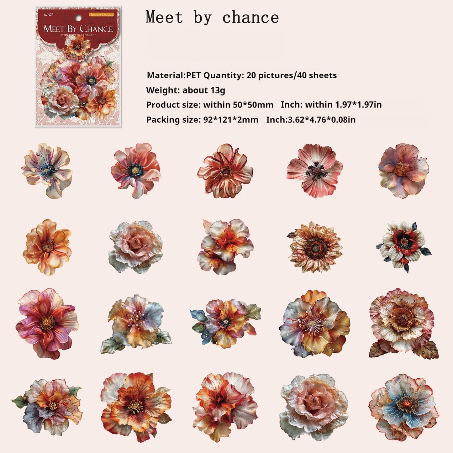 Journal sticker packs (flower)