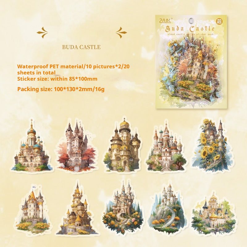 Journal sticker packs (castle）