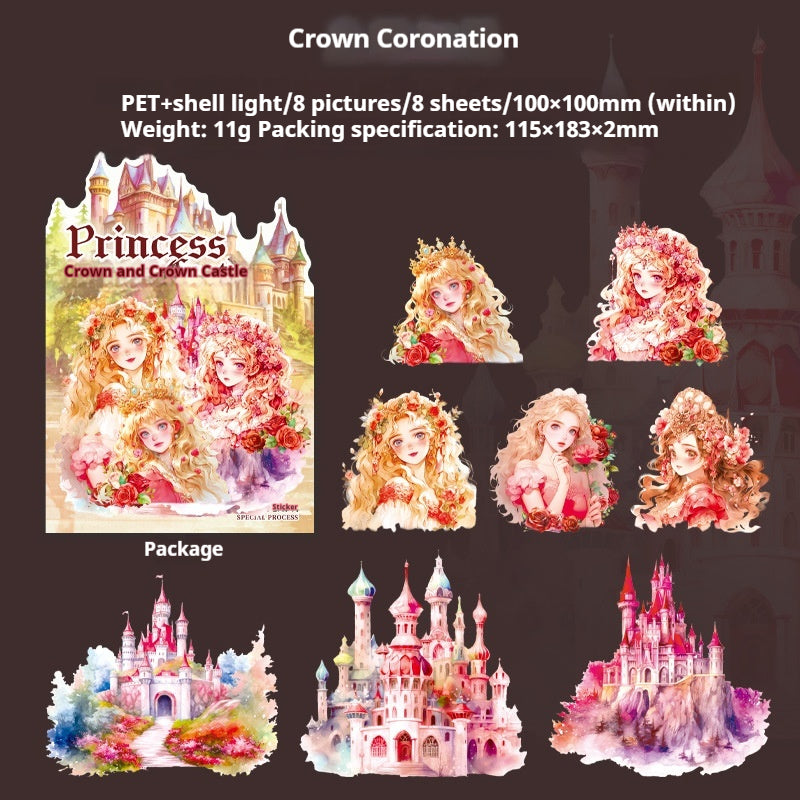 Journal sticker packs (Princess Castle)