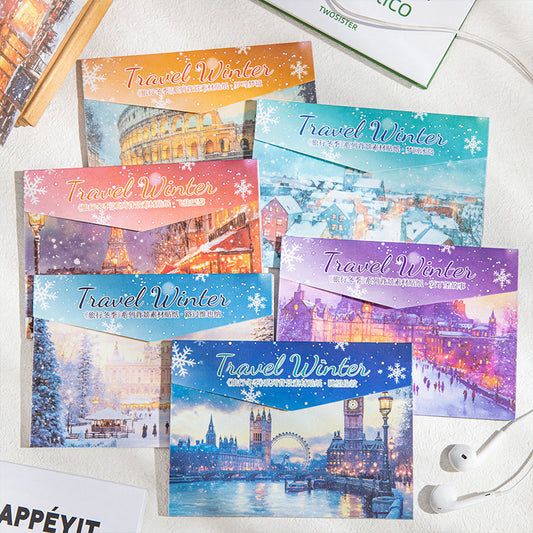 Journal sticker packs (Winter travel)