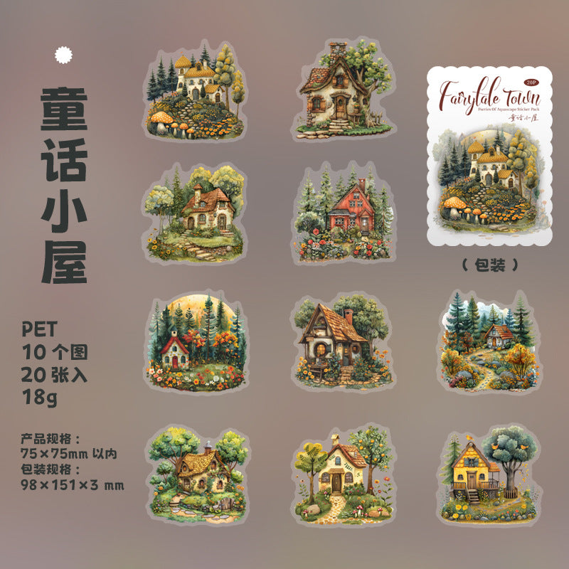 Journal sticker packs (Fairy Tale Town Series)