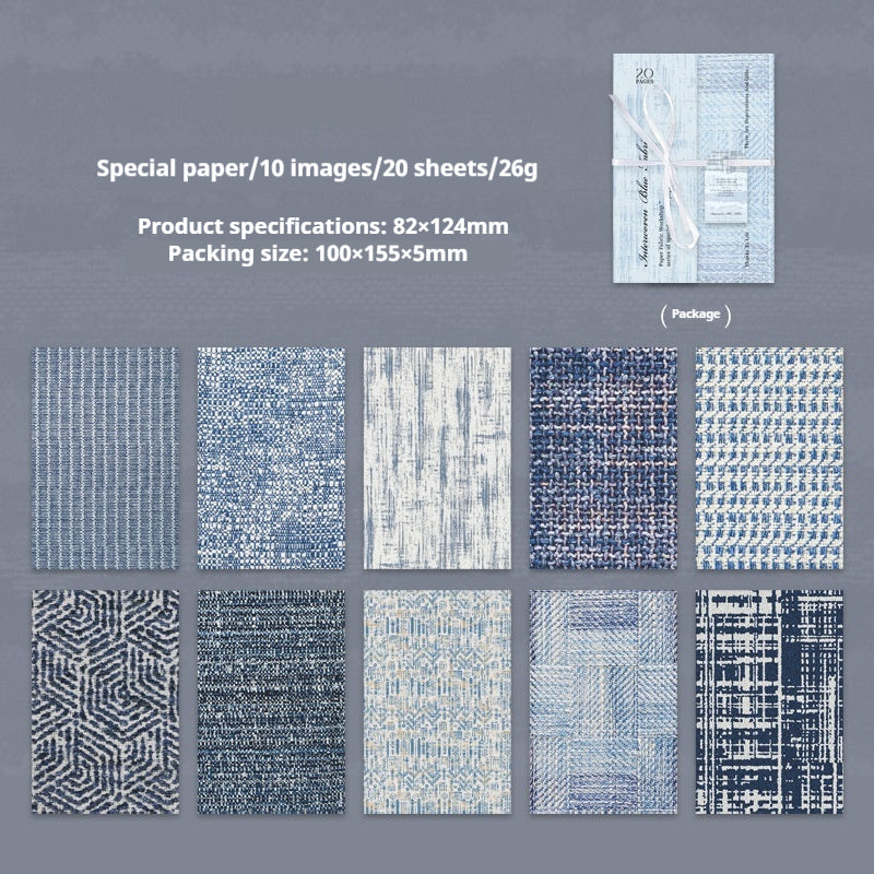 Journal paper packs (Textured paper) 20sheets/pack