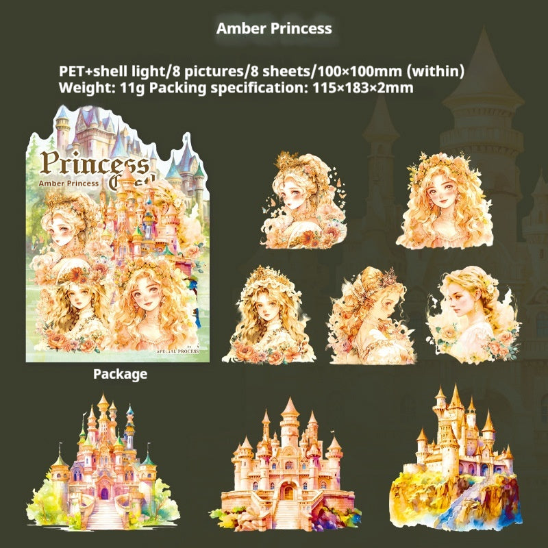 Journal sticker packs (Princess Castle)