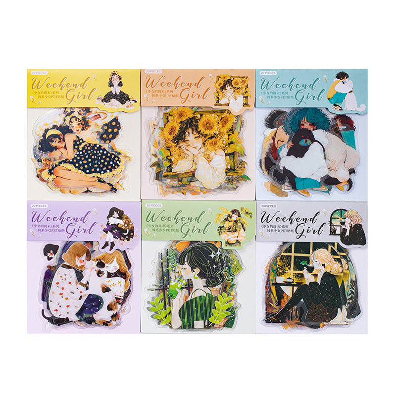 Journal sticker packs (girl)