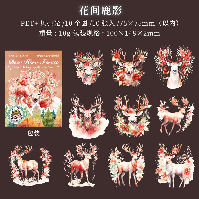 Journal sticker packs (Elk theme)