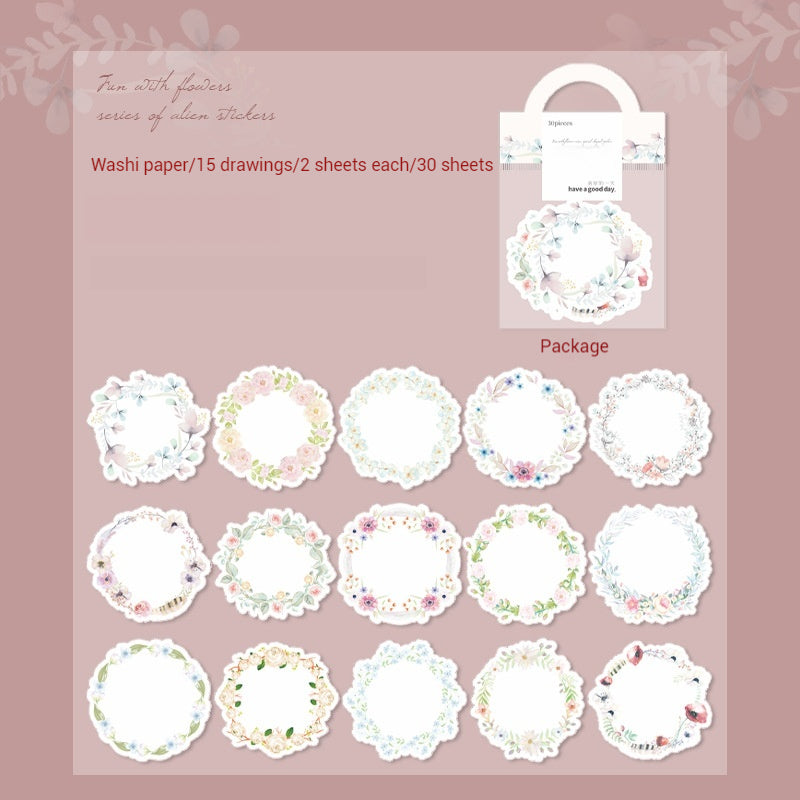 Journal sticker packs （wreath）