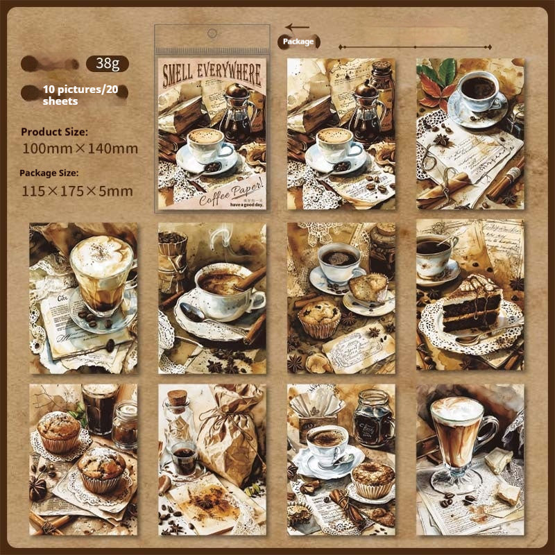 Journal paper packs (coffee)