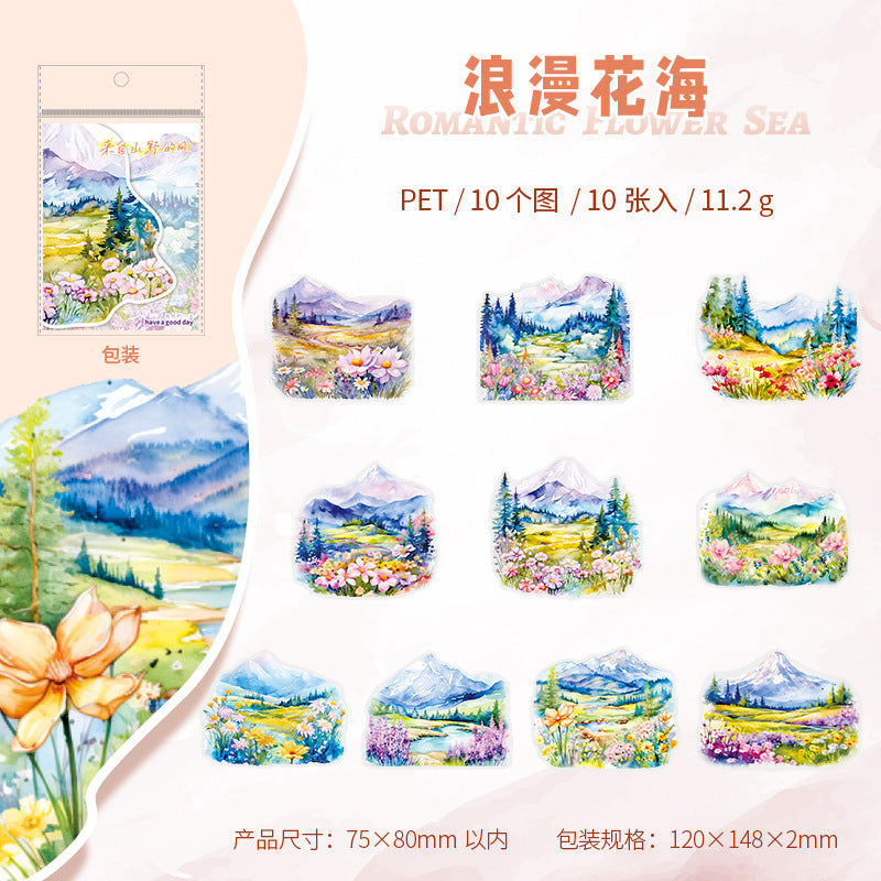 Journal sticker packs (landscape)