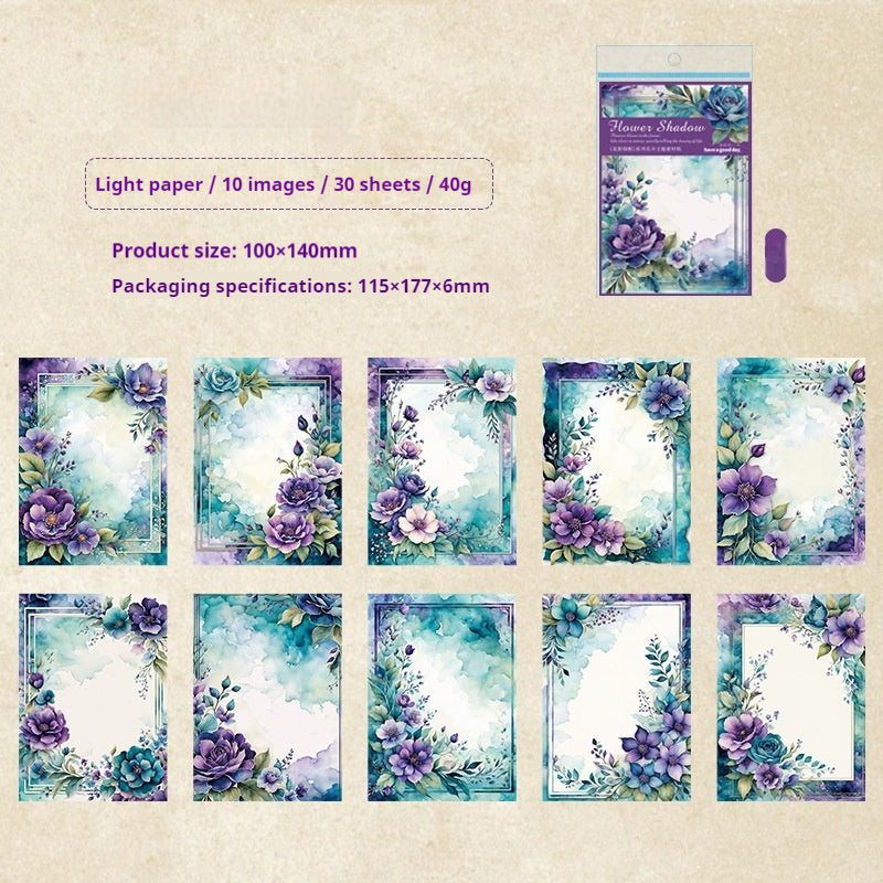 Journal paper packs (flower)