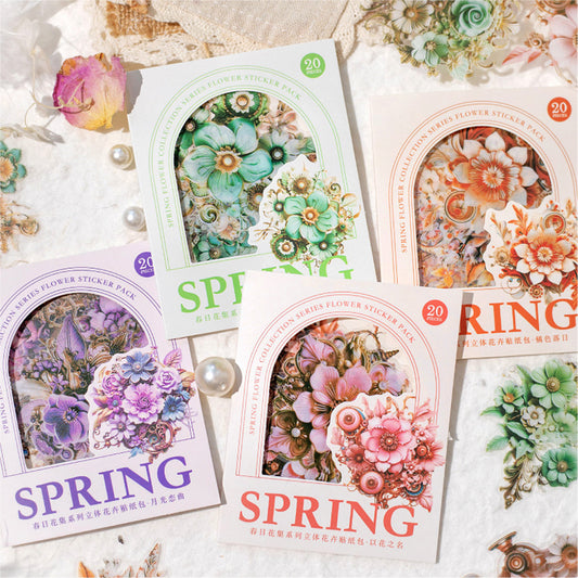 Journal Sticker Packs (Spring Flower)