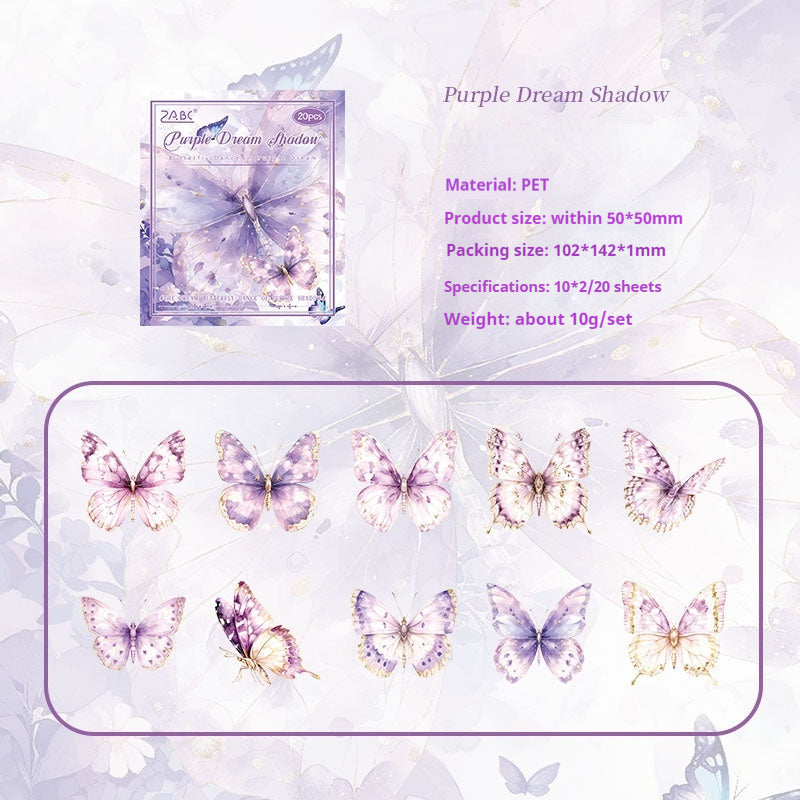 Journal sticker packs (butterfly)