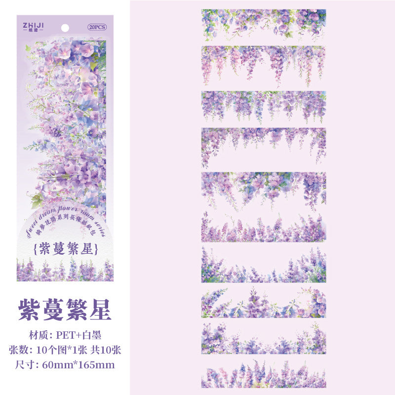 Journal sticker packs (flower)