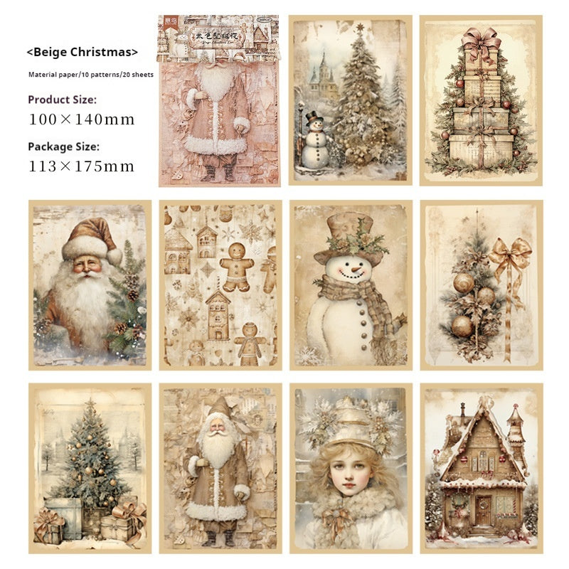 Christmas supplies (paper packs) 20sheets/pack