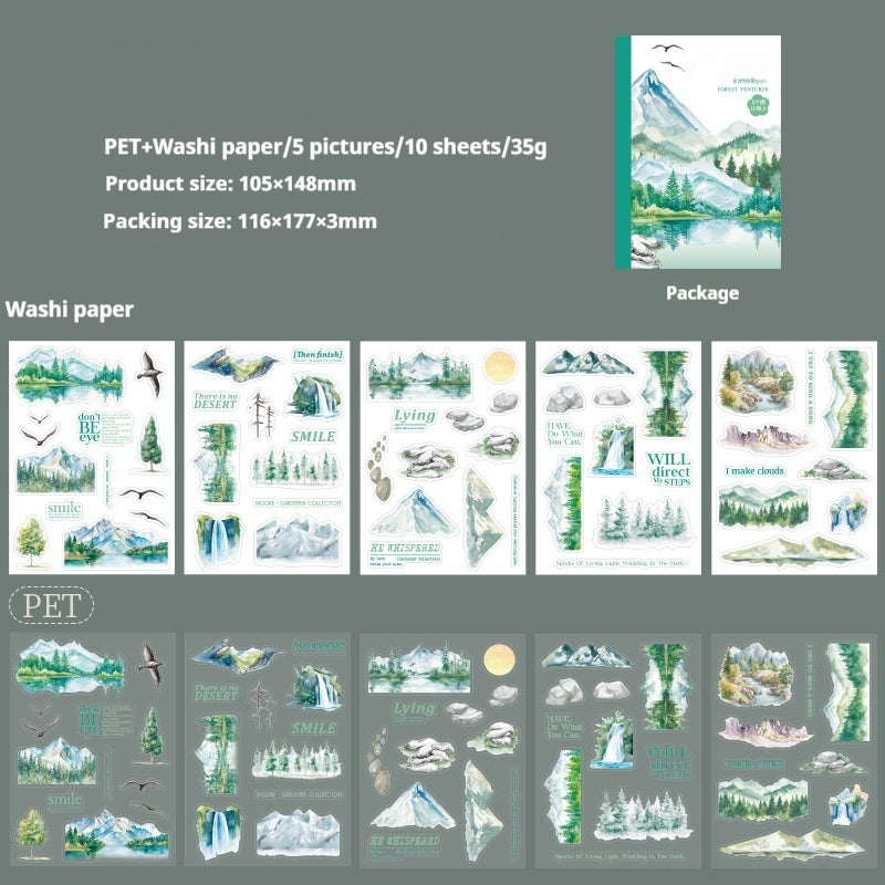 Journal sticker book (Forest Theme)