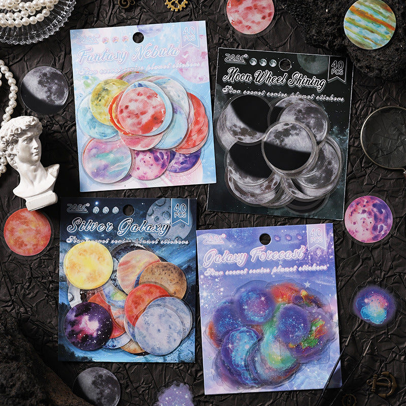 Journal sticker packs (Planet)