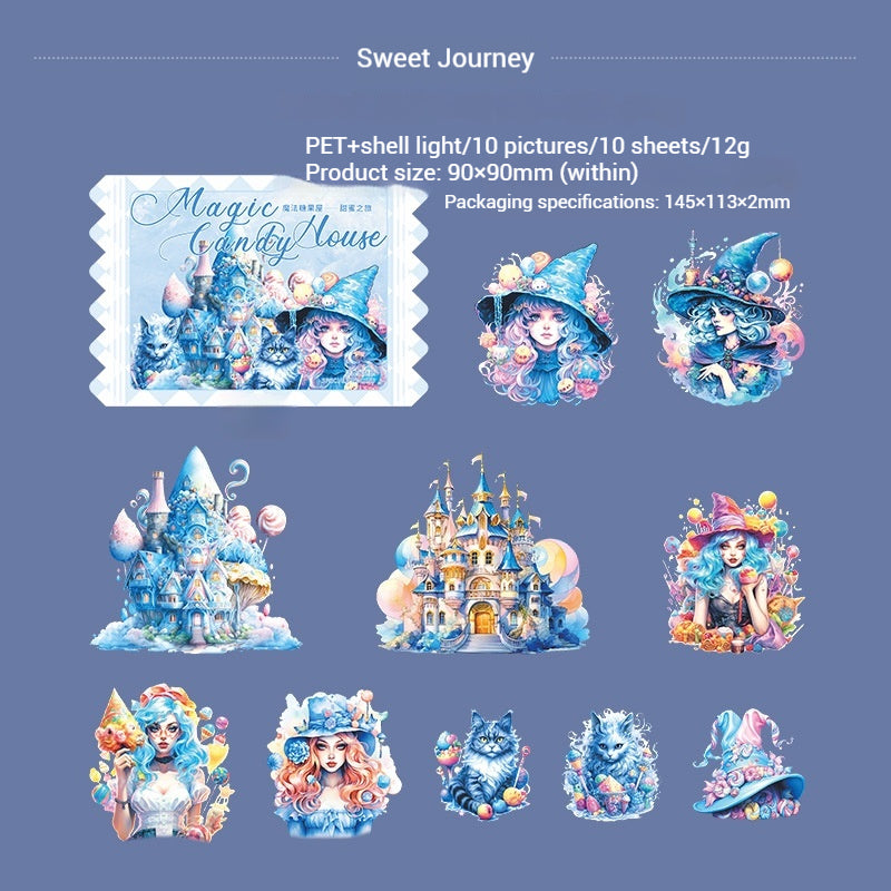 Journal sticker packs （Magic Candy House）