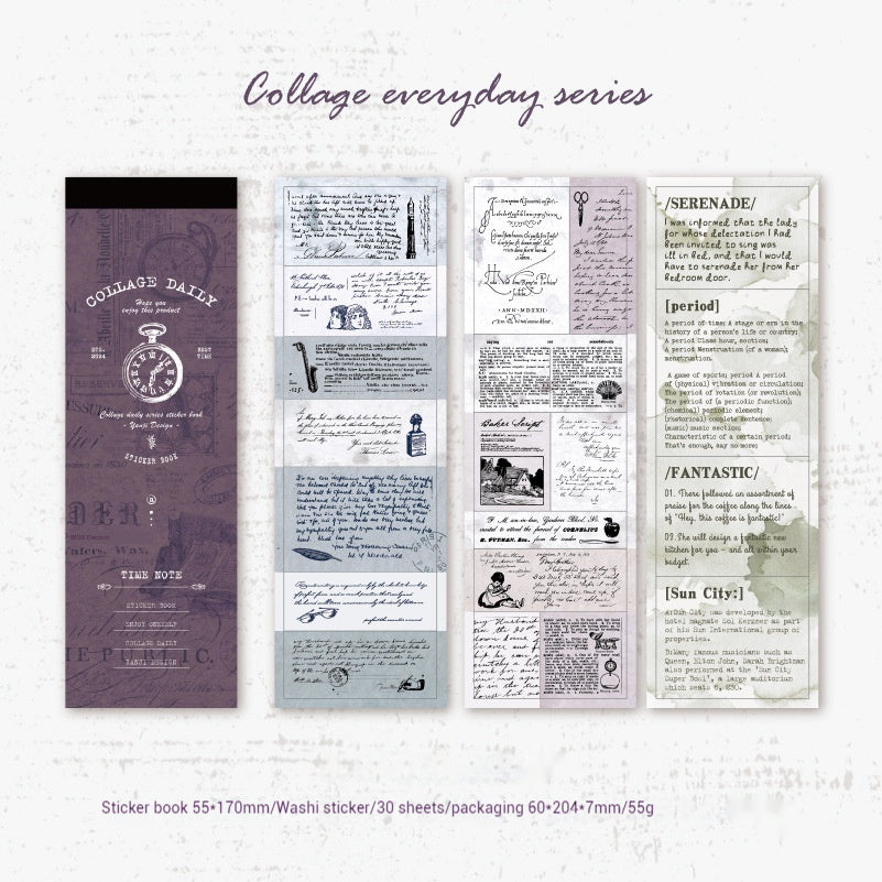 Journal sticker book