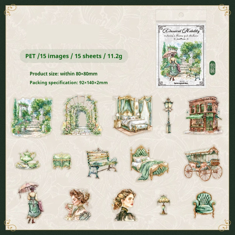 Journal sticker packs (Victorian style)