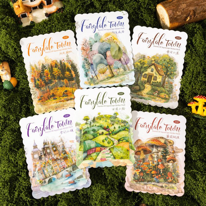 Journal sticker packs (Fairy Tale Town Series)