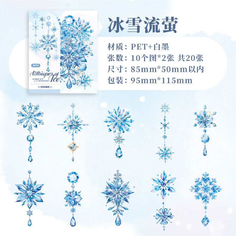 Journal sticker packs (snowflake)