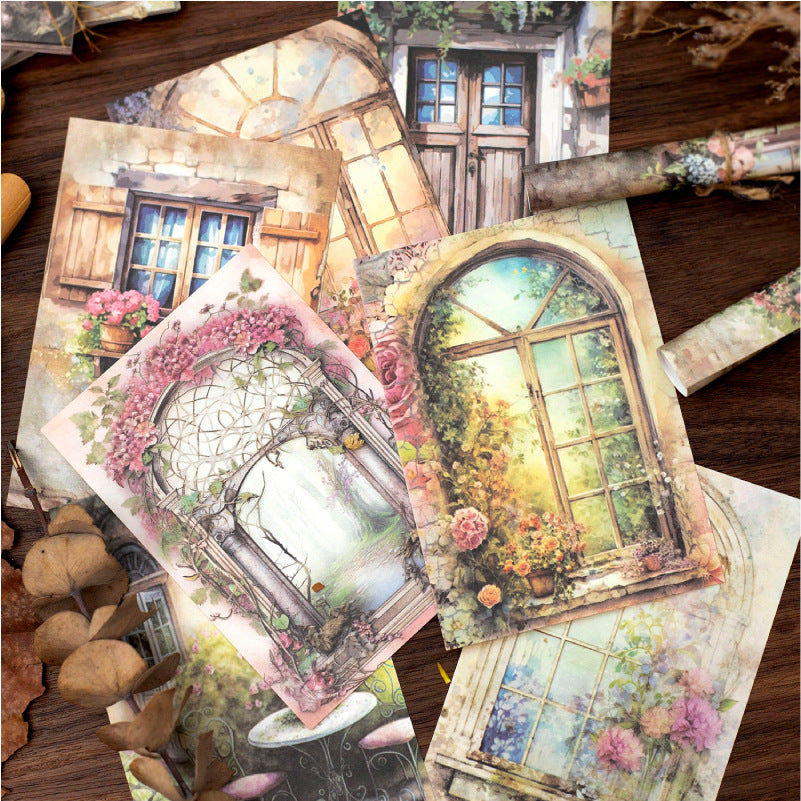 Journal Paper Packs (The view outside the door）