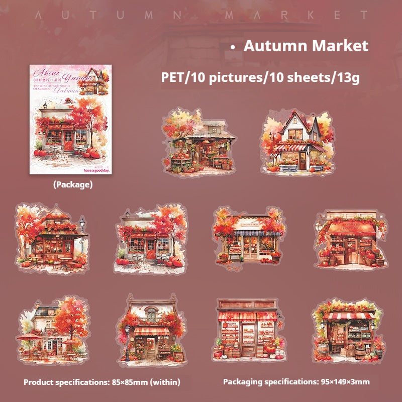 Journal sticker packs (Autumn scenery)