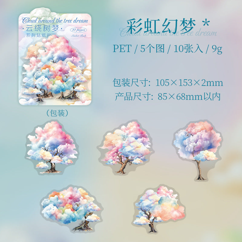 Journal sticker packs (Cloud Tree)