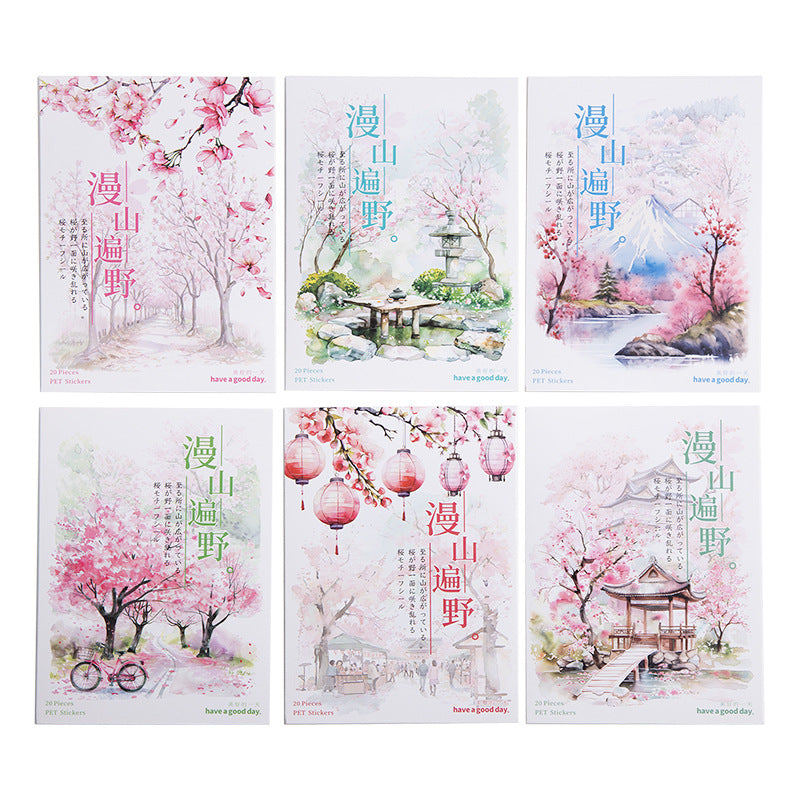 Journal sticker packs (Cherry blossoms)