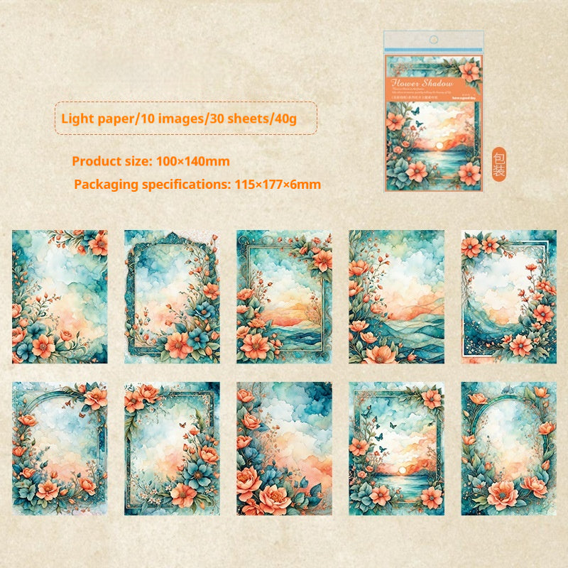 Journal paper packs (flower)