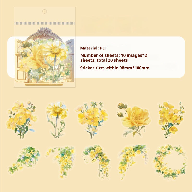 Journal sticker packs (flower)