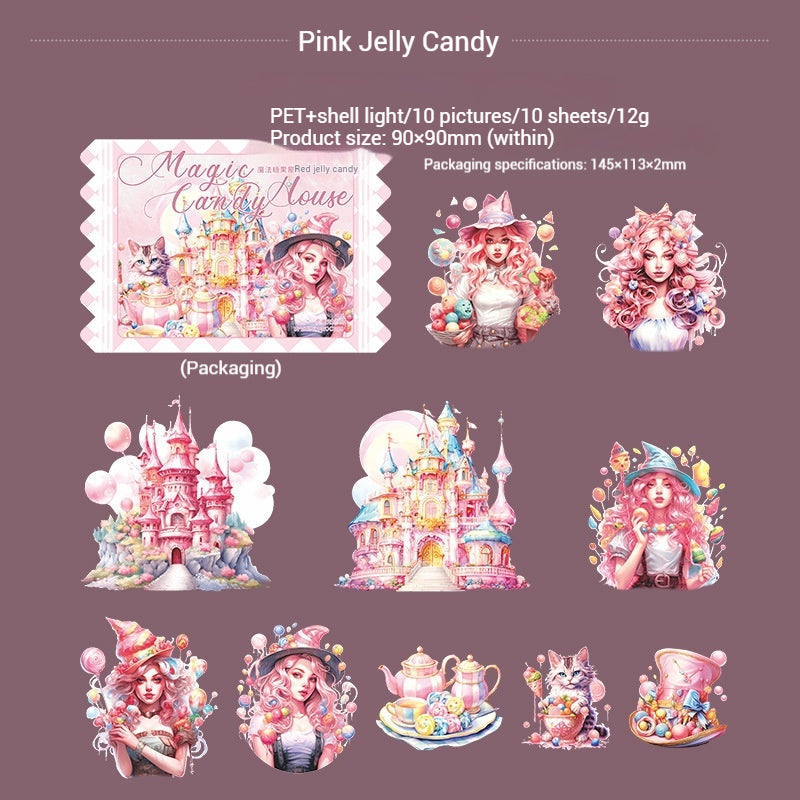 Journal sticker packs （Magic Candy House）